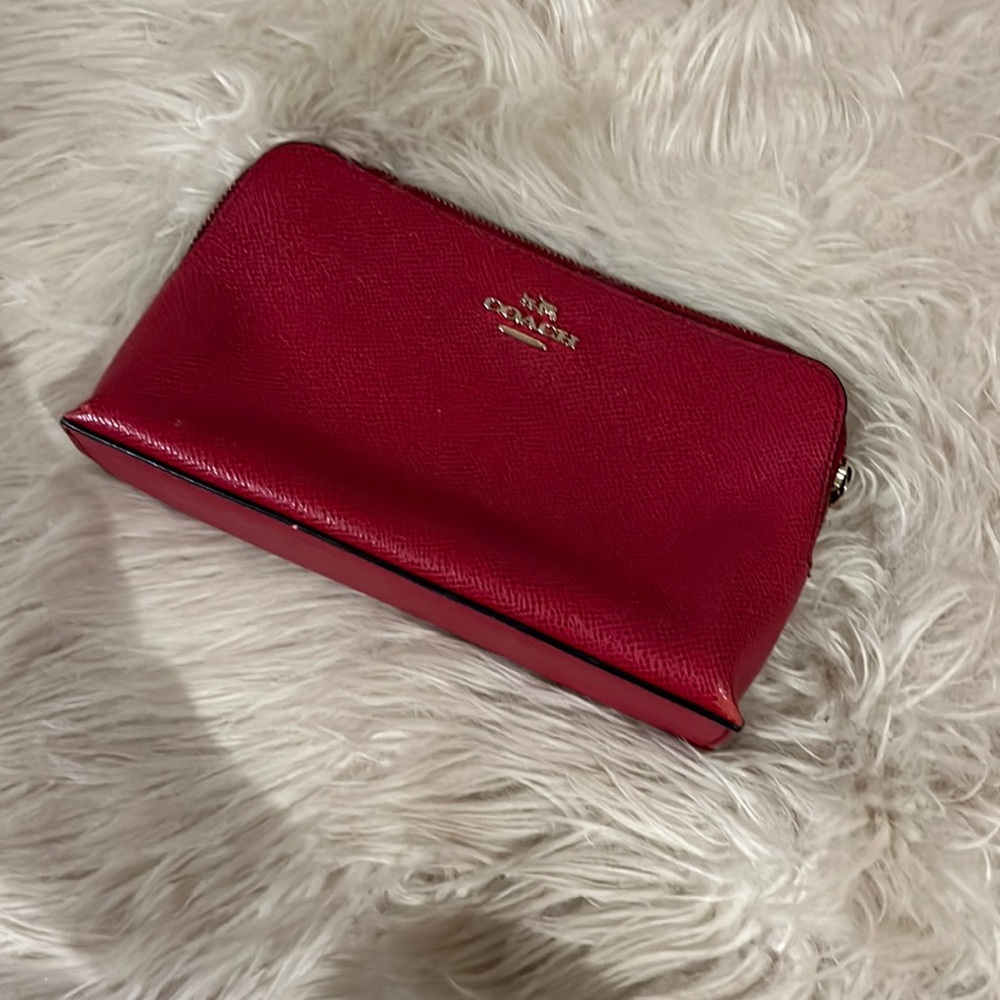 Authentic coach wallet/clutch/makeup bag